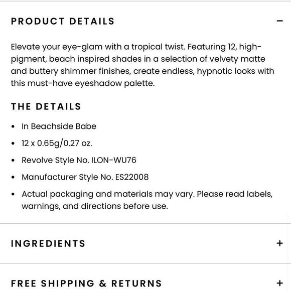 $19 🌙 Iconic London Beachside Babe 12 Shade Eyeshadow Palette NEW FULL SZ - Picture 7 of 8